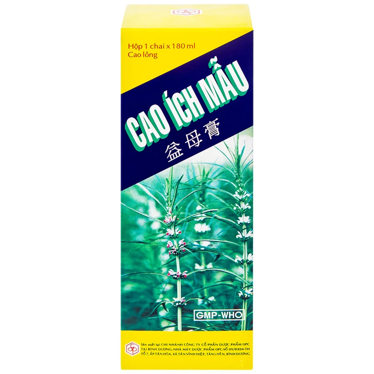 Thuốc Cao Ích Mẫu OPC điều trị kinh nguyệt không đều (180ml)
