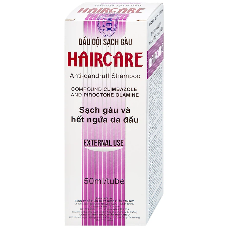 Dầu gội sạch gàu Haircare Bimex giúp sạch gàu, hết ngứa da đầu (50g)