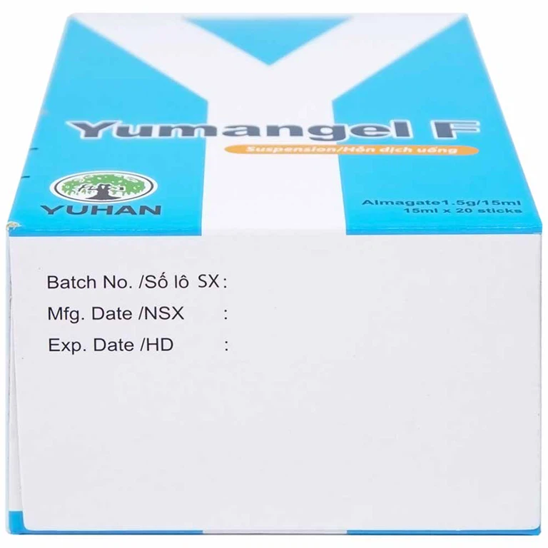 Hỗn dịch uống Yumangel F Yuhan kháng acid và cả thiện loét dạ dày - tá tràng (20 gói x 15ml) 