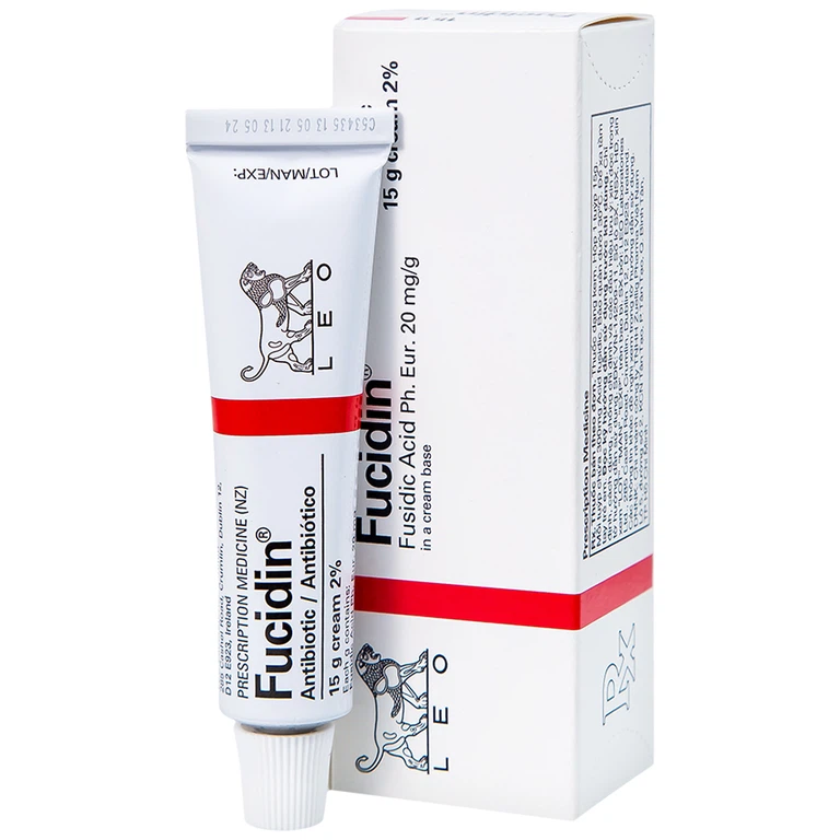 Kem Fucidin LEO điều trị nhiễm khuẩn (15g)