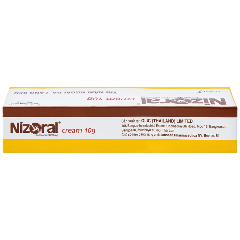 Kem bôi da Nizoral Cream Janssen điều trị nấm ngoài da, lang ben (10g)