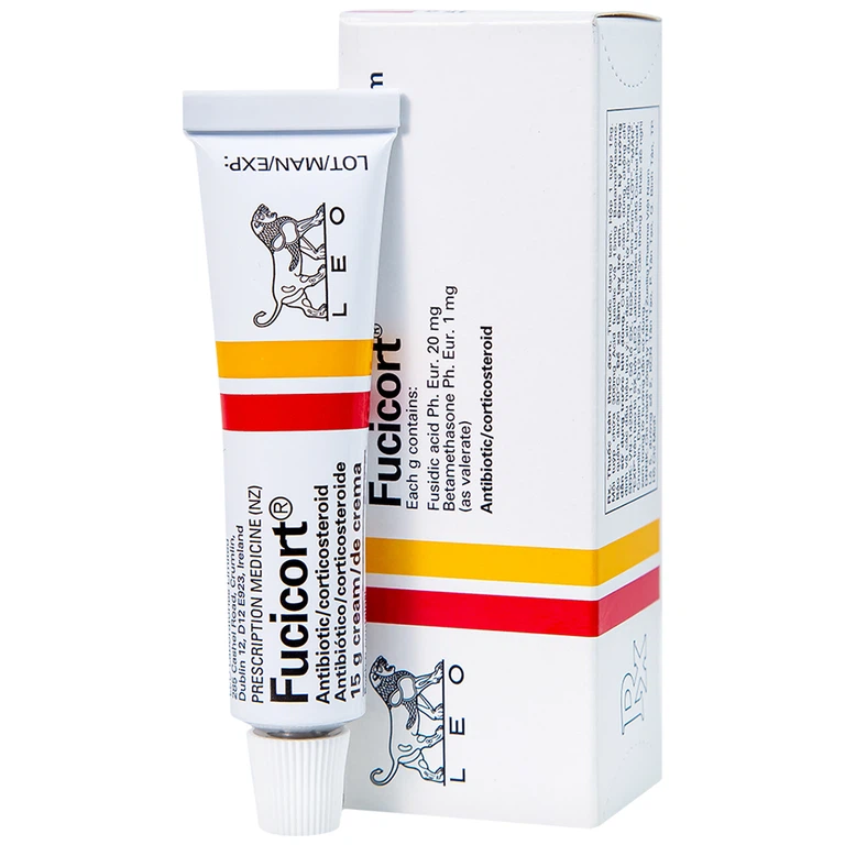 Kem Fucicort LEO điều trị viêm da nhiễm khuẩn (15g)