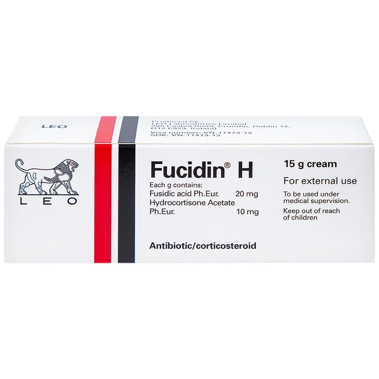 Kem Fucidin H LEO điều trị viêm da (15g)