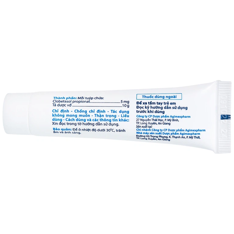 Kem bôi da B- Sol Agimexpharm điều trị vảy nến, chàm (10g)