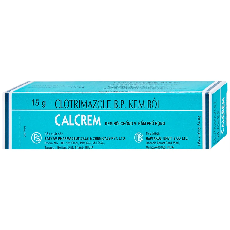 Kem bôi Calcrem chống vi nấm phổ rộng (15g)