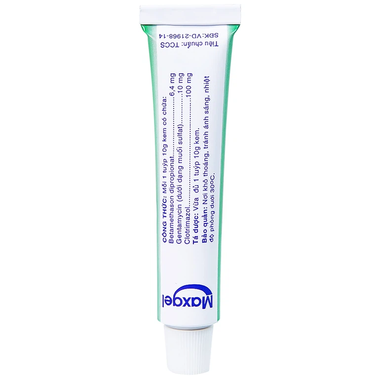 Kem bôi da Maxgel SPM điều trị viêm da, viêm trầy, hăm, nấm da (10g)