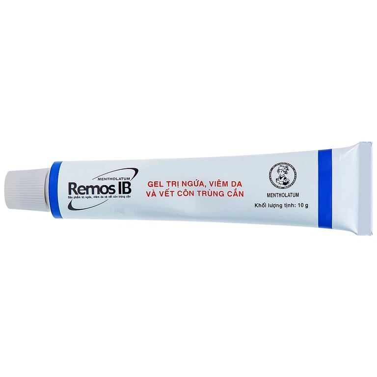 Gel Remos IB trị ngứa, viêm da và vết côn trùng cắn (10g)