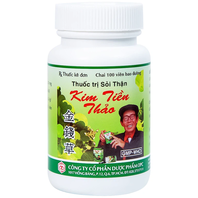 Thuốc trị sỏi thận Kim Tiền Thảo OPC hỗ trợ điều trị sỏi đường tiết niệu, sỏi thận (100 viên)