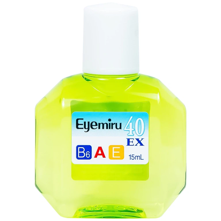 Thuốc nhỏ mắt Eyemiru 40 EX điều trị căng mắt, xung huyết kết mạc (15ml)