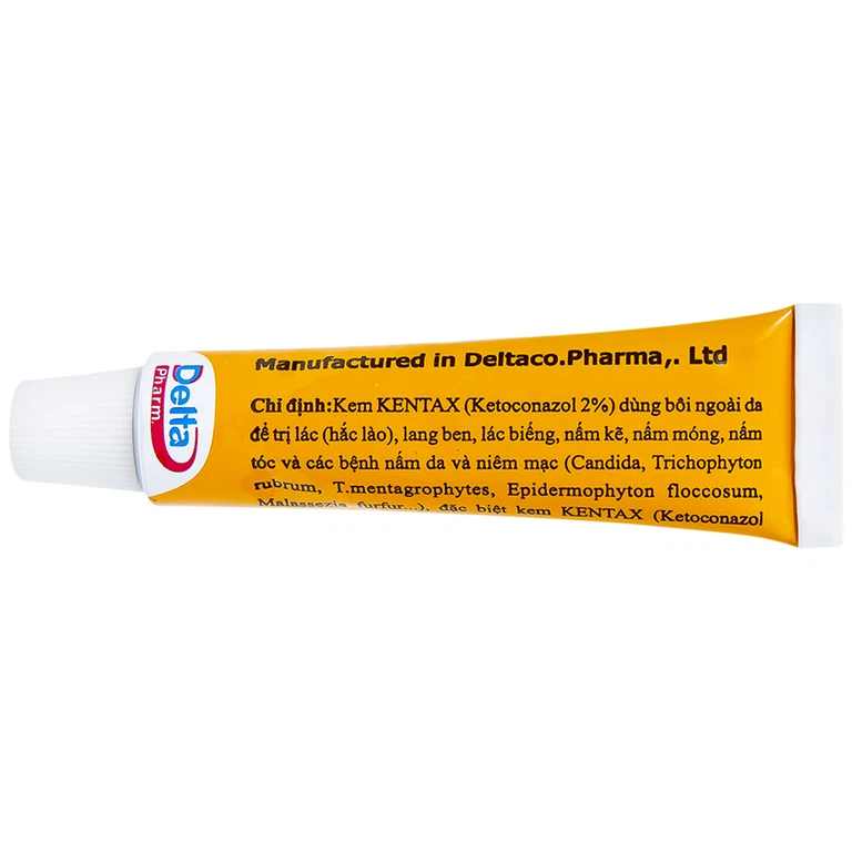 Kem bôi da Kentax Detapharm điều trị lác, lang ben, lác biếng, nấm kẽ (5g)
