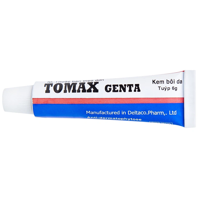 Kem bôi da Tomax Genta Detapharm điều trị bệnh da dị ứng (6g)