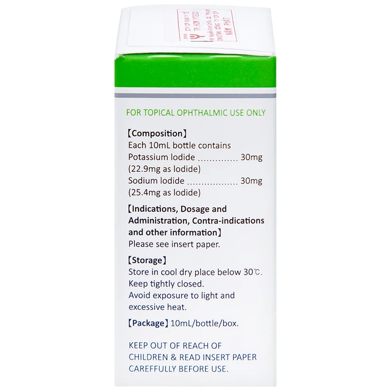 Thuốc tra mắt Posod Hanlim dùng cho bệnh bị đục, xuất huyết pha lê thể, cận thị (10ml)