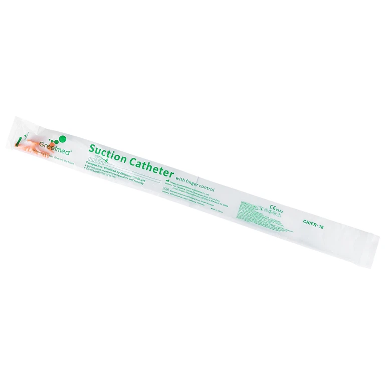 Dây hút nhớt có kiểm soát Control Suction Catheter Greetmed Size 16 hút dịch đờm trong khoang mũi, miệng, họng