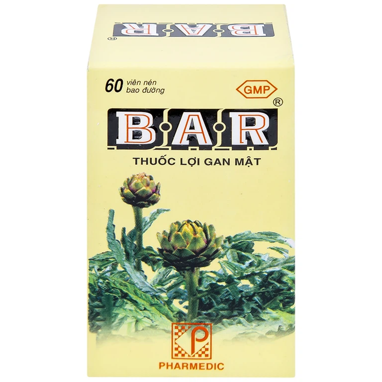 Thuốc lợi gan mật Bar Pharmedic điều trị các bệnh về gan (60 viên)