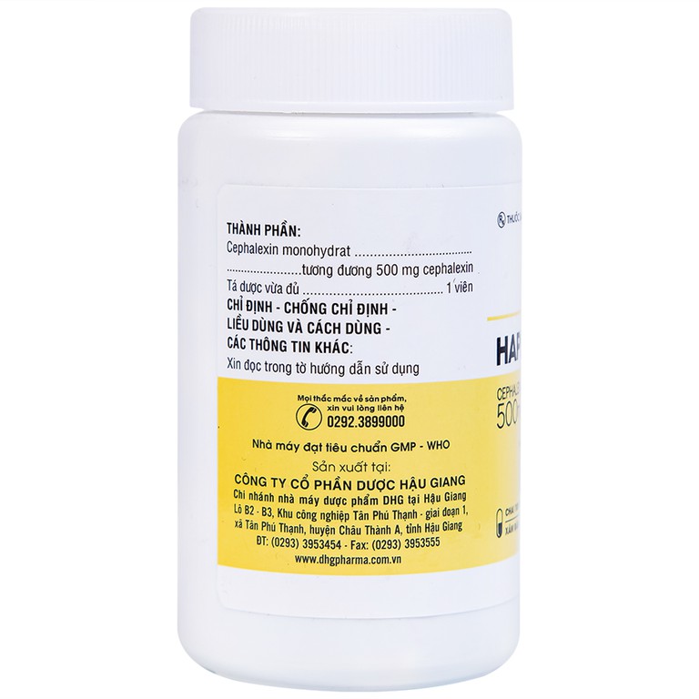 Thuốc Hapenxin Capsules DHG điều trị nhiễm khuẩn (100 viên)