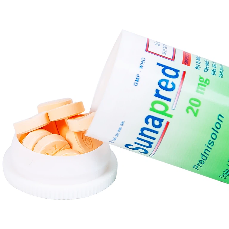 Thuốc Sunapred 20mg Donaipharm chống viêm, chống dị ứng (30 viên) 
