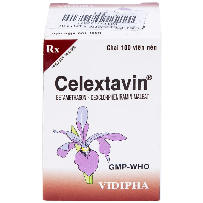 Thuốc Celextavin Vidipha điều trị dị ứng cấp tính và mãn tính (100 viên) 