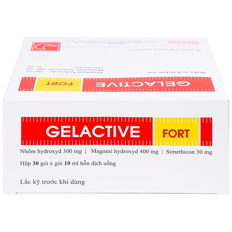 Hỗn dịch uống Gelactive Fort Hasan làm dịu các triệu chứng trong rối loạn tiêu hóa (30 gói x 10ml)