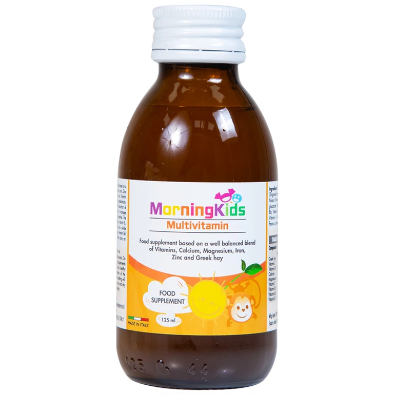 Siro MorningKids Multivitamin Bổ sung Vitamin và khoáng chất (125ml)