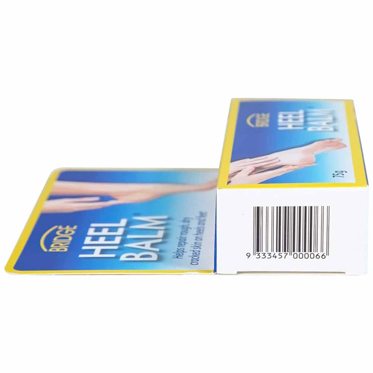 Kem Heel Balm Bridge Healthcare làm mềm, phục hồi da thô ráp, khô, nứt nẻ ở gót chân và bàn chân (75g)