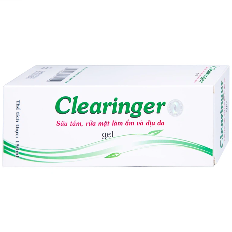 Sữa tắm, rửa mặt Clearinger Gamma làm ẩm và dịu da (150ml)