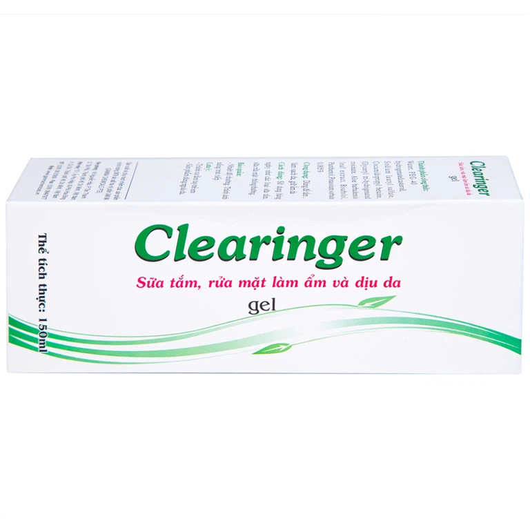 Sữa tắm, rửa mặt Clearinger Gamma làm ẩm và dịu da (150ml)