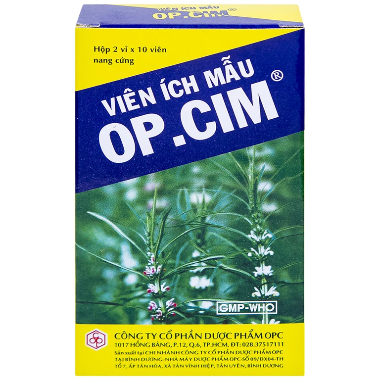 Viên ích mẫu OP.CIM OPC điều hòa kinh nguyệt (2 vỉ x 10 viên)