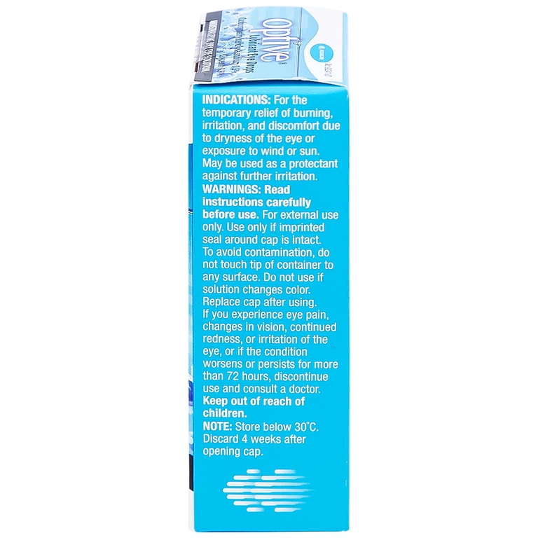 Thuốc nhỏ mắt Optive Allergan giảm nóng, kích ứng và khó chịu do khô mắt (15ml)