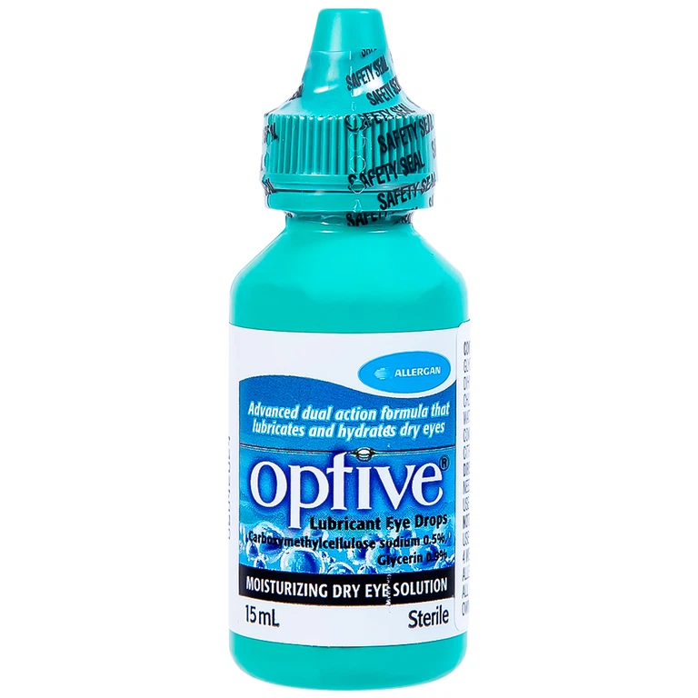 Thuốc nhỏ mắt Optive Allergan giảm nóng, kích ứng và khó chịu do khô mắt (15ml)