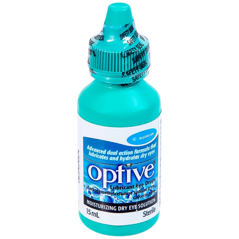 Thuốc nhỏ mắt Optive Allergan giảm nóng, kích ứng và khó chịu do khô mắt (15ml)
