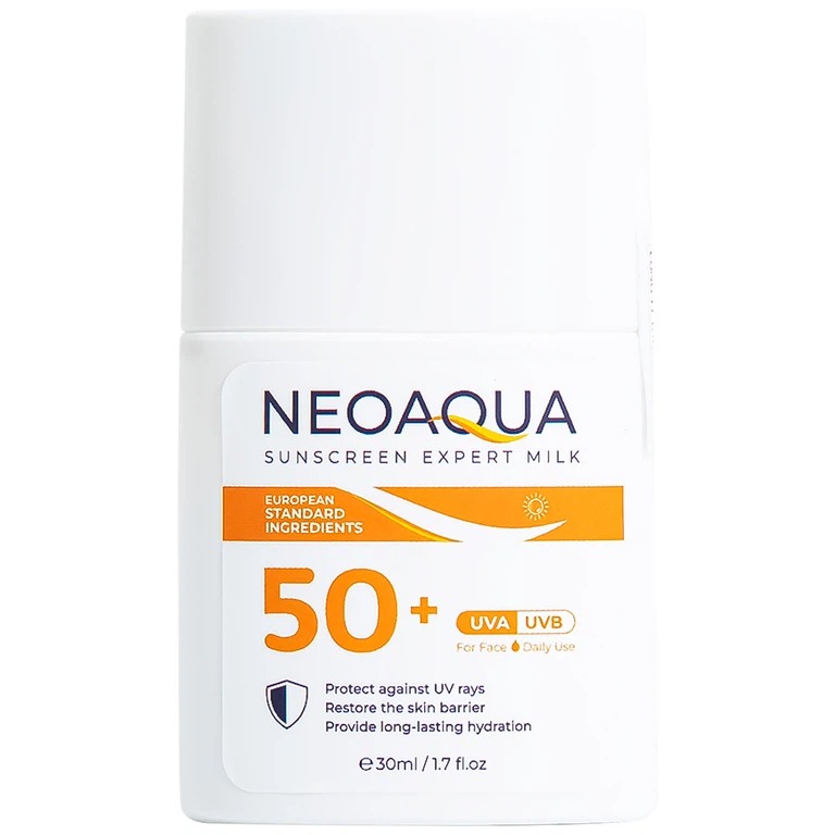 Sữa chống nắng dưỡng ẩm kiềm dầu NeoAqua Sunscreen Expert Milk SPF50+ (30ml)