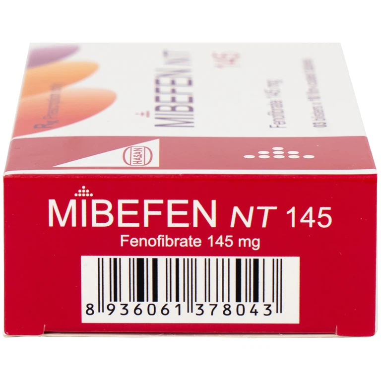 Thuốc Mibefen NT 145 Hasan điều trị tăng triglycerid huyết nặng (3 vỉ x 10 viên)