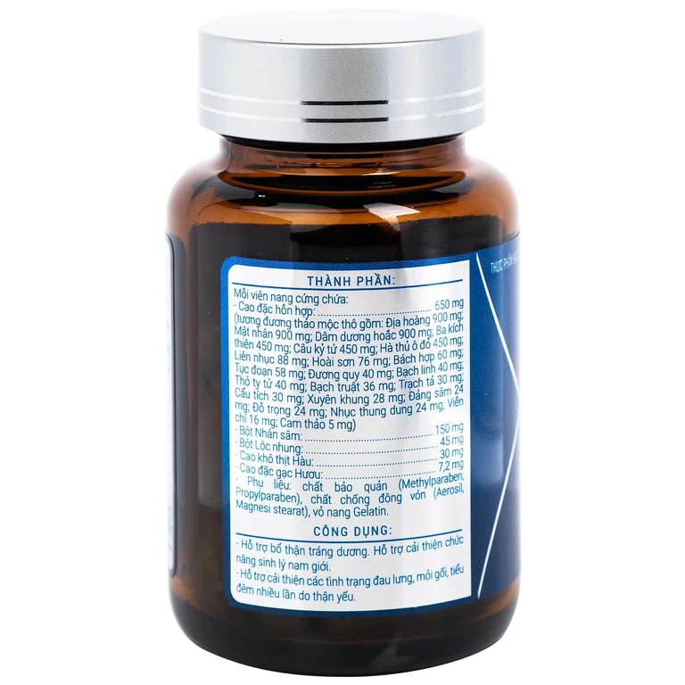 Sâm Nhung Bổ Thận TW3 Platinum hỗ trợ bổ thận tráng dương (30 viên)