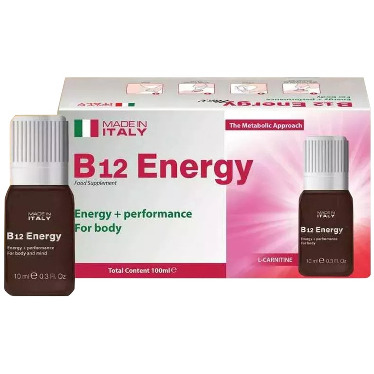 Dung dịch B12 Energy Max bổ sung acid amin và vitamin B12 cho cơ thể (10ml)
