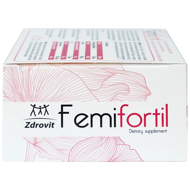 Viên uống Femifortil NP Pharma bổ sung Vitamin, khoáng chất và thảo dược cho phụ nữ mang thai (4 vỉ x 15 viên)