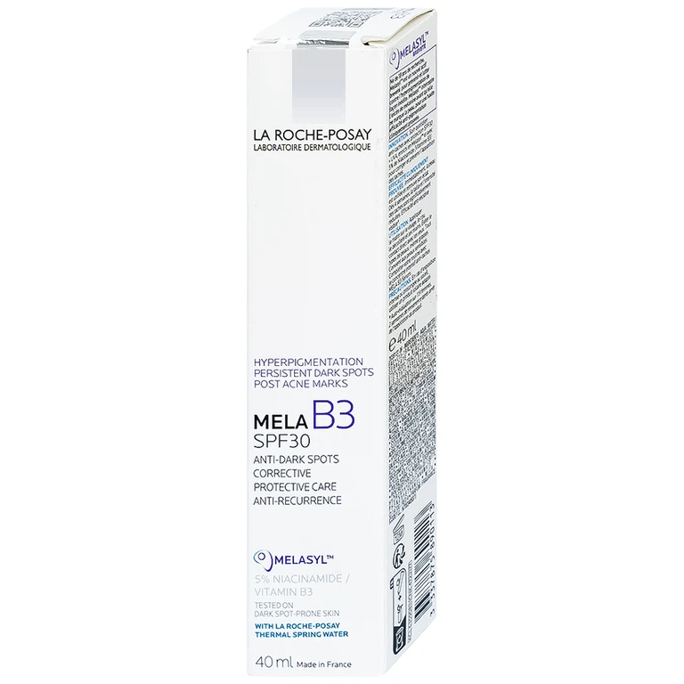 Kem dưỡng La Roche-Posay Mela B3 Cream SPF 30 dưỡng da mềm mịn, mờ thâm nám, dưỡng da sáng và đều màu 