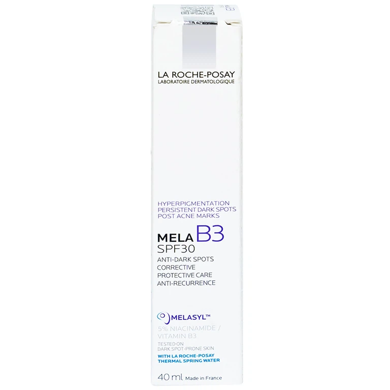 Kem dưỡng La Roche-Posay Mela B3 Cream SPF 30 dưỡng da mềm mịn, mờ thâm nám, dưỡng da sáng và đều màu 