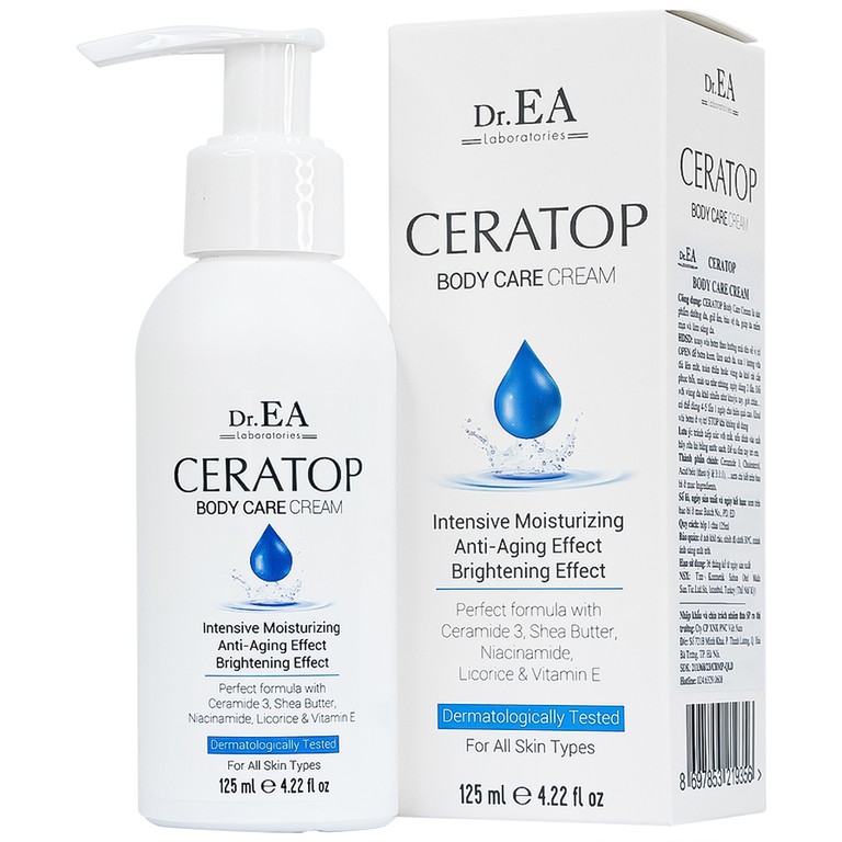 Kem Ceratop Body Care Cream 125ml Dr.EA dưỡng da, giữ ẩm, bảo vệ da