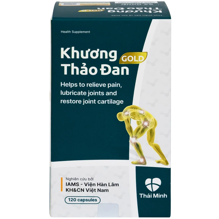 Viên uống Khương Thảo Đan Gold Thái Minh giảm đau, làm trơn khớp và phục hồi sụn khớp (120 viên)