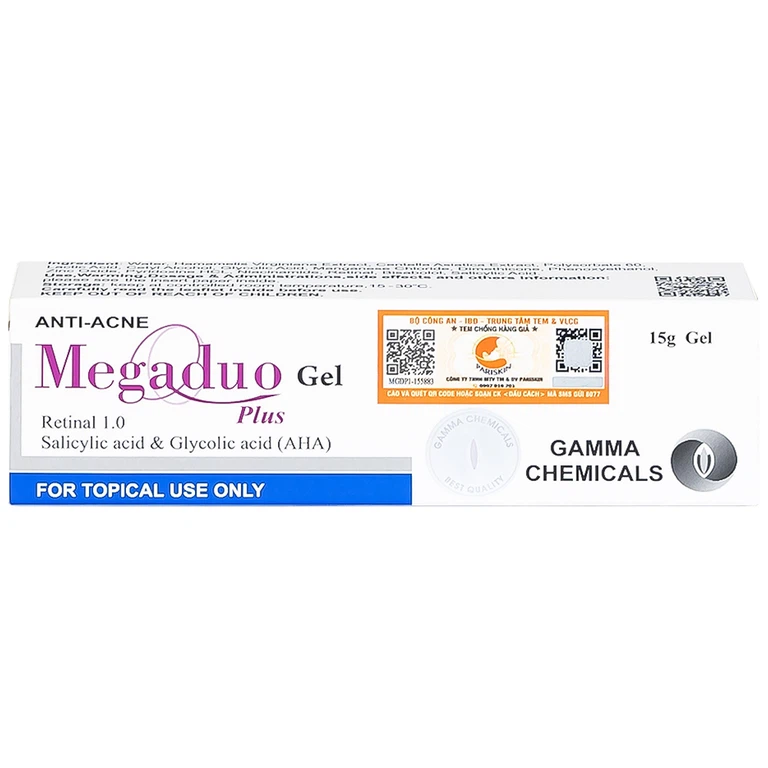 Gel Megaduo Plus giúp ngừa mụn trứng cá, ngừa thâm, dưỡng da (15g)