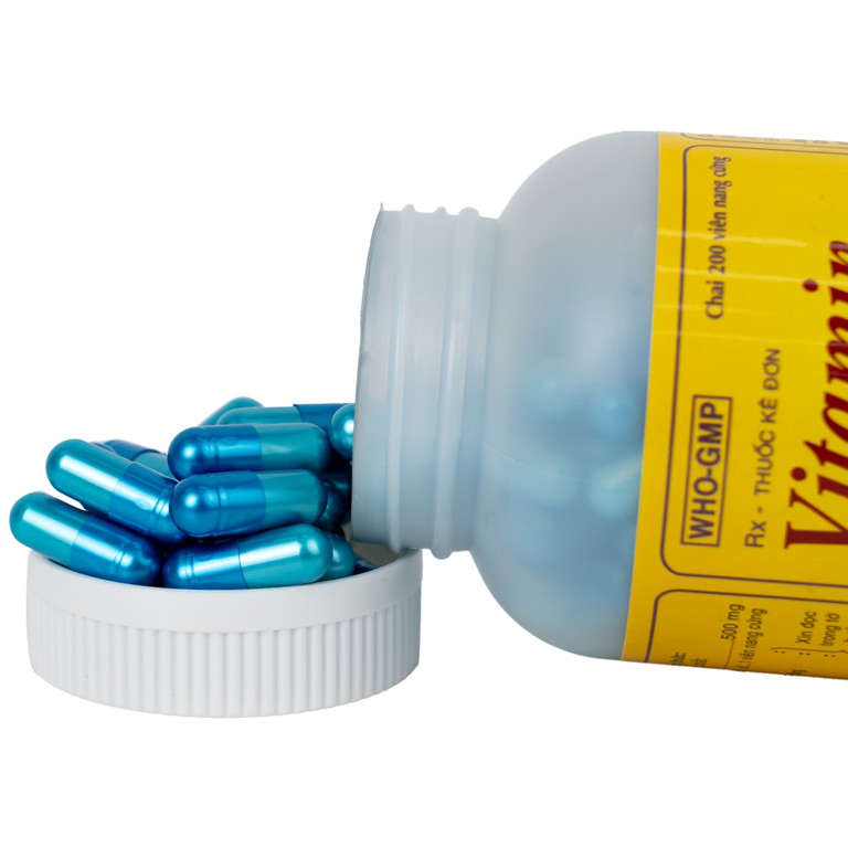 Thuốc Vitamin C 500mg Khapharco dự phòng và điều trị bệnh Scorbut (200 viên)