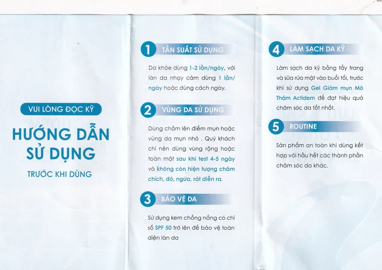 Kem bôi da Actidem Derma Extra Gel 18g ngăn ngừa mụn, dưỡng da và hạn chế thâm sau mụn
