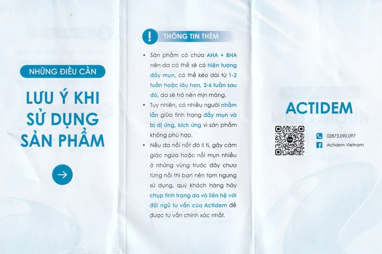 Kem bôi da Actidem Derma Extra Gel 18g ngăn ngừa mụn, dưỡng da và hạn chế thâm sau mụn