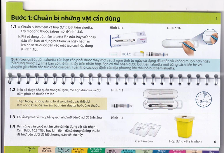 Bút tiêm aluetta Merck điều trị bệnh tiểu đường bằng insulin