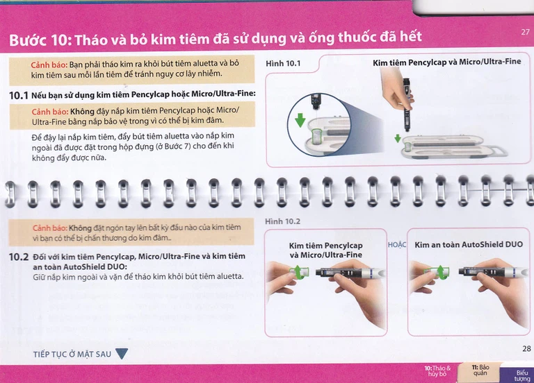 Bút tiêm aluetta Merck điều trị bệnh tiểu đường bằng insulin