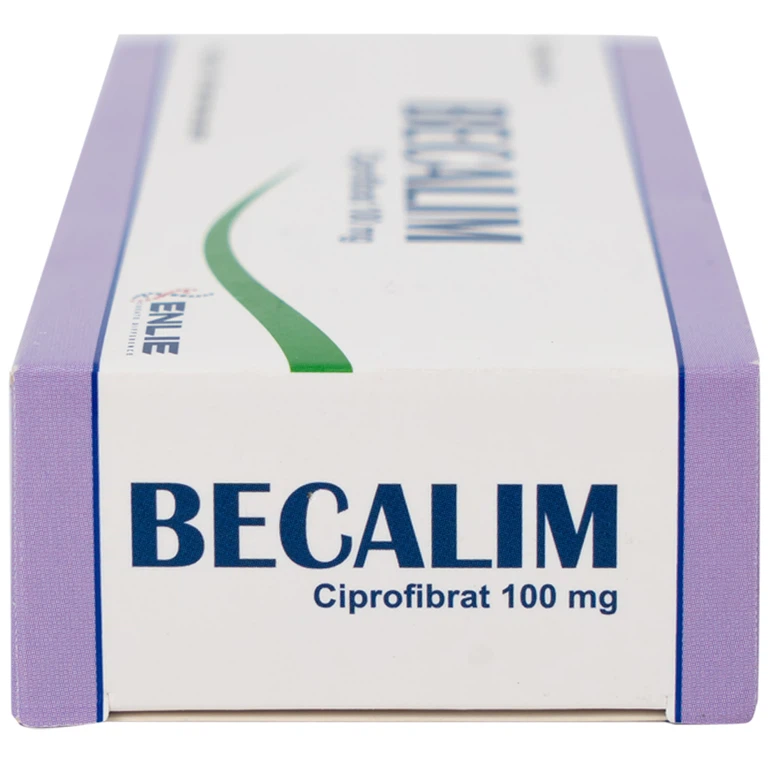 Thuốc Becalim 100mg Enlie Pharma điều trị tăng Cholesterol máu (3 vỉ x 10 viên)