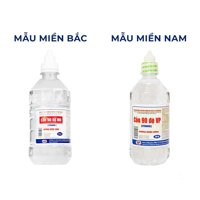 Cồn 90 độ Vĩnh Phúc tiệt trùng các dụng cụ y tế (500ml)