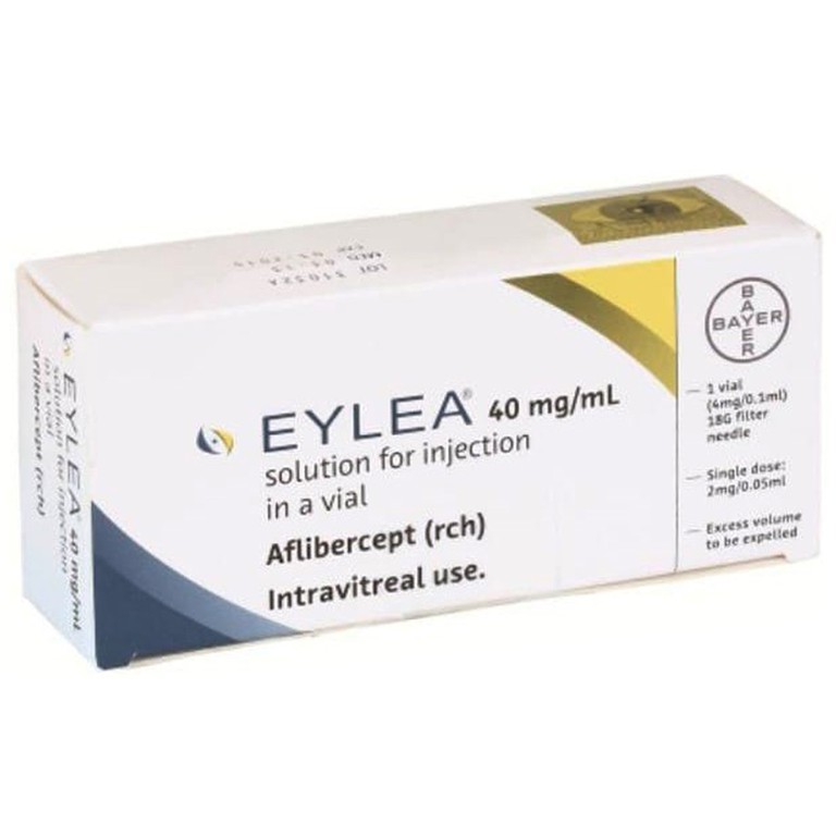 Thuốc Eylea 40mg/ml Bayer điều trị phù hoàng điểm ở bệnh nhân tiểu đường hoặc tắc tĩnh mạch võng mạc