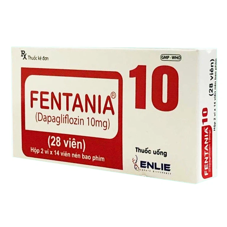 Thuốc Fentania 10 Enlie kiểm soát đường huyết (2 vỉ x 14 viên)