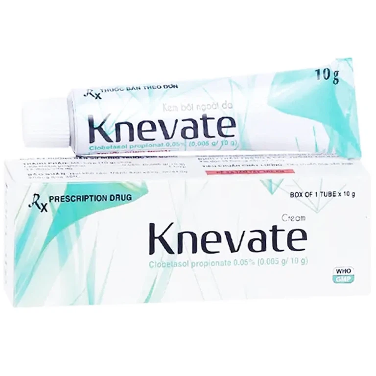 Kem bôi da Knevate DaviPharm điều trị tình trạng ngứa, vẩy nến, da đóng vảy, mẩn đỏ (10g)